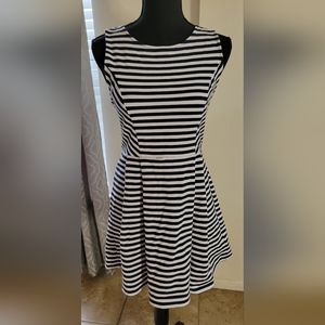Forever 21 Navy Striped Dress